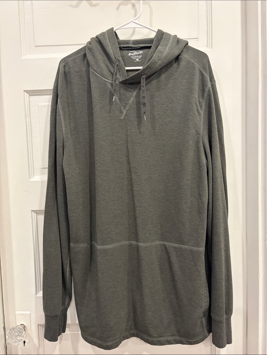J. Crew Other - J. Crew Men's Gray Hooded Long-Sleeve Shirt